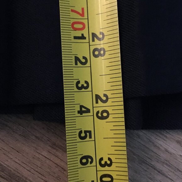 Designer Double-Breasted Pleated Official Military Skirt 28W - Picture 12 of 12